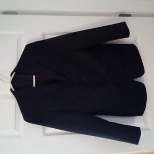 Newberry Black Tone On Tone Stripe Two Button Youth Blazer Size 16